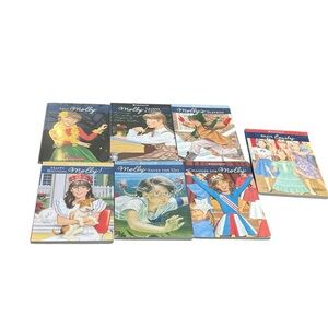 American Girl Molly 1-6 Book Set with Brave Emily Book